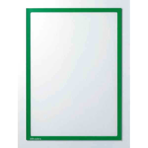 Infotasche magnetisch für DIN A6 120x163mm VE=5 Stück gelbgrün