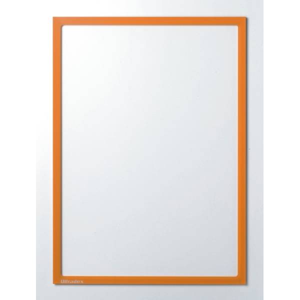 Infotasche magnetisch für DIN A6 120x163mm VE=5 Stück pastell orange