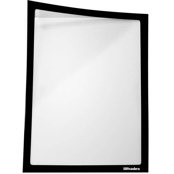 Infotasche ADMA selbsthaftend/magnetisch A4 BxH 225x312mm schwarz VE=25 Stück