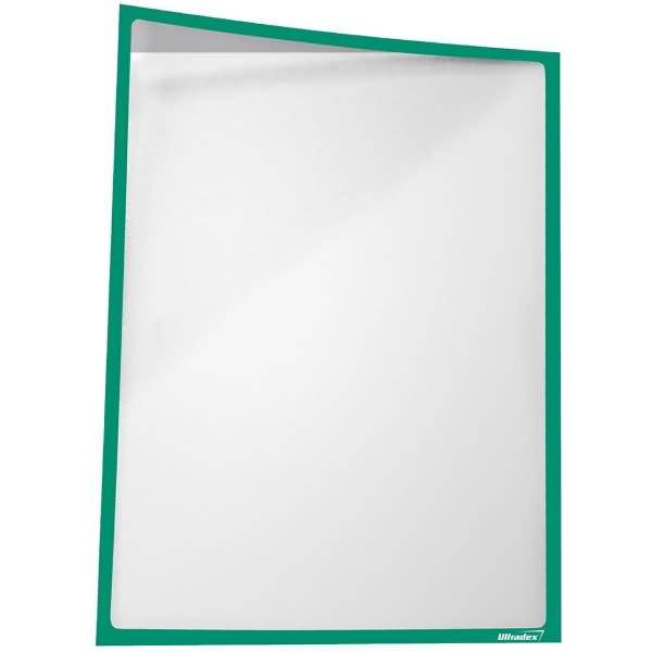 Infotasche magnetisch für DIN A3 435x312mm hoch/quer VE=5 Stück grün