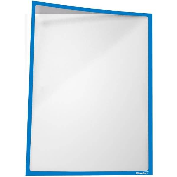 Infotasche magnetisch für DIN A3 435x312mm hoch/quer VE=5 Stück blau