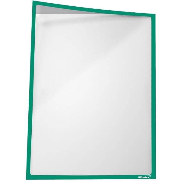 Infotasche magnetisch für DIN A4 312x225mm VE=5 Stück grün