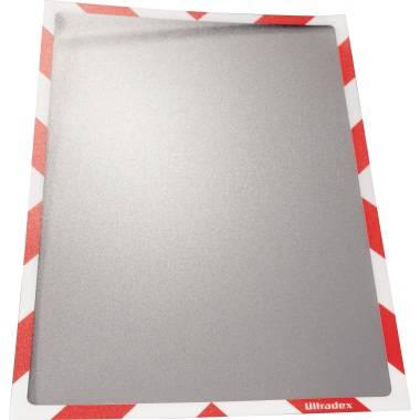 Ultradex Infotasche Warnung 889058 weiß/rot 5 St./Pack.