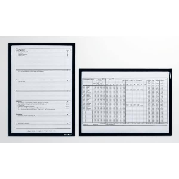 Infotasche ADMA selbsthaftend/magnetisch A4 BxH 225x312mm schwarz VE=5 Stück