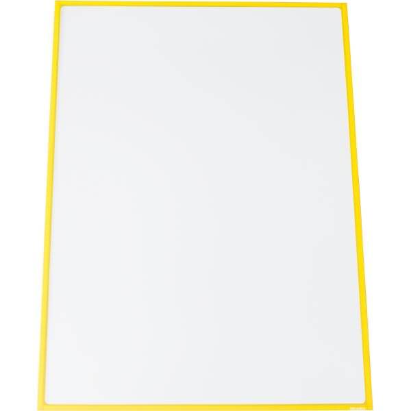 Infotasche magnetisch für DIN A2 435x610mm VE=1 Stück gelb