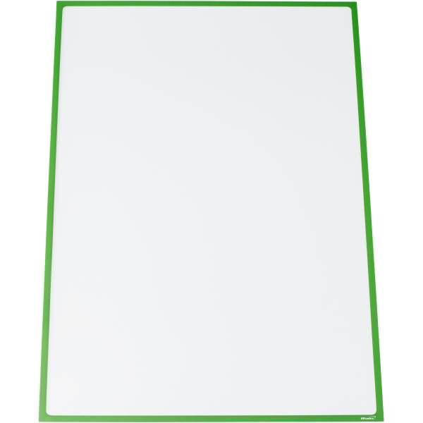 Infotasche magnetisch für DIN A2 435x610mm VE=1 Stück gelbgrün