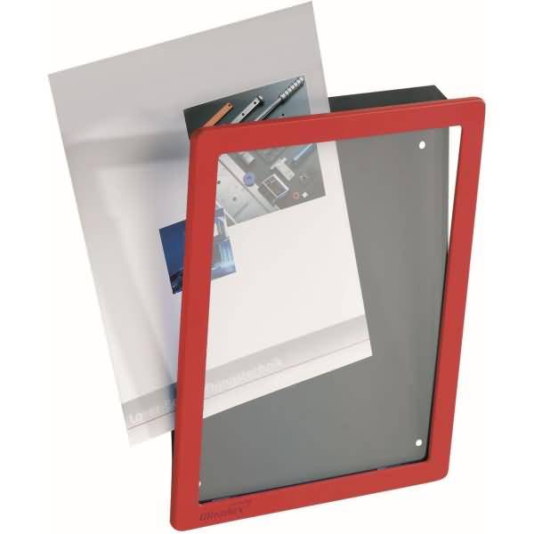 Ultra-Sichtrahmen Magnetverschluss für A4 250x330mm rot VE=5 Stück