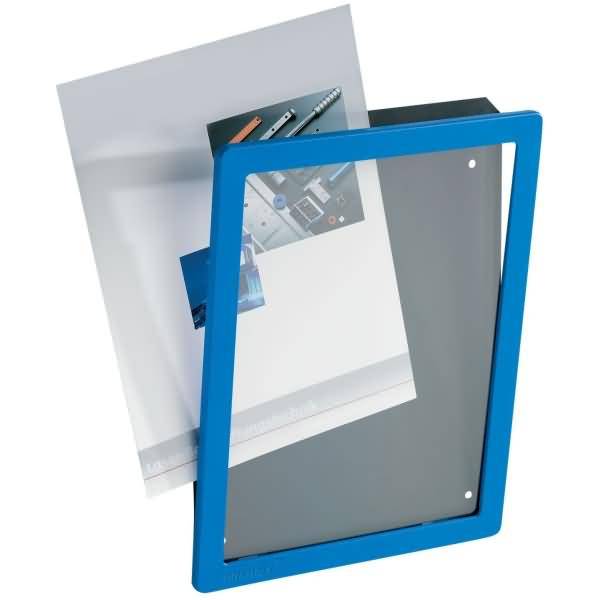Ultra-Sichtrahmen Magnetverschluss für A4 250x330mm blau VE=5 Stück
