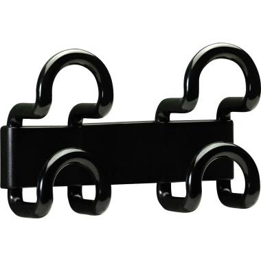UNILUX Wandgarderobe FIL 100340662 2Haken schwarz