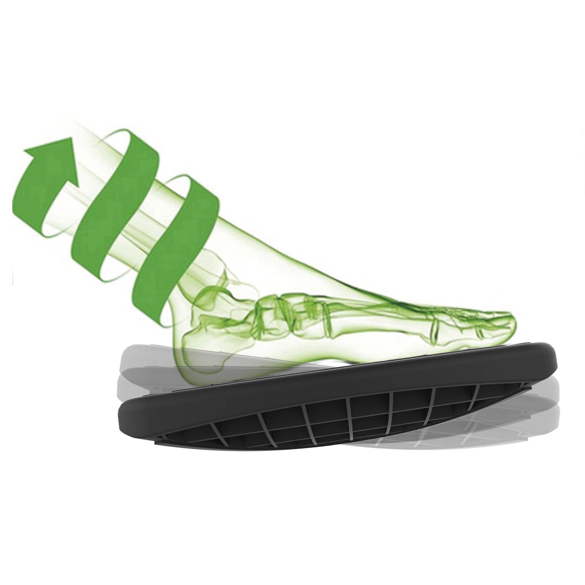 UNILUX Fußstütze Updown 400095456 sw