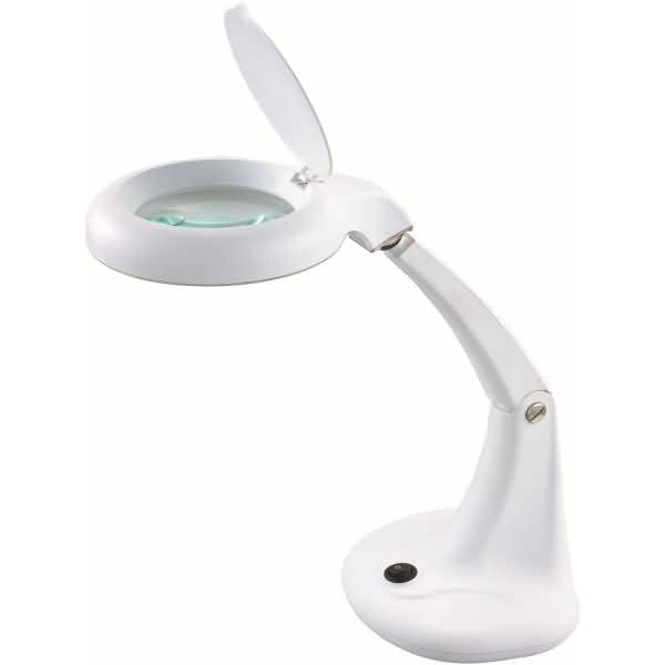 Lupenleuchte Mini-Zoom LED weiß
