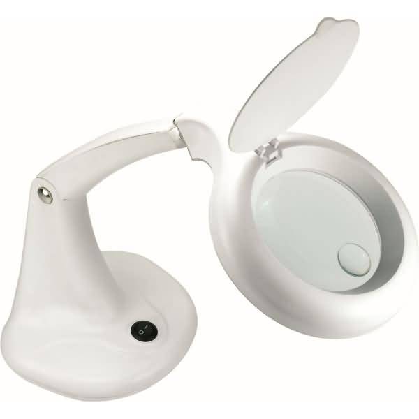 Lupenleuchte Mini-Zoom LED weiß