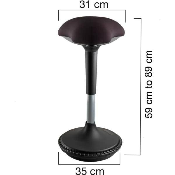 Mehrzweck-Hocker Moove schwarz