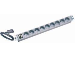 Online USV - Steckdosenleiste (Rack - einbaufähig) - Eingabe, Eingang IEC 60320 C20 - Ausgangsanschlüsse: 9 (power CEE 7