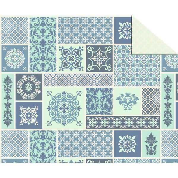 Fotokarton 'Kacheln' 300g/qm A4 Motiv 01