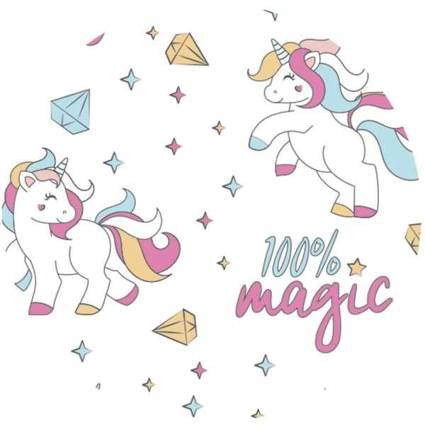 Fotokarton 'Einhorn'300g/qm 49,5X68cm Motiv 01