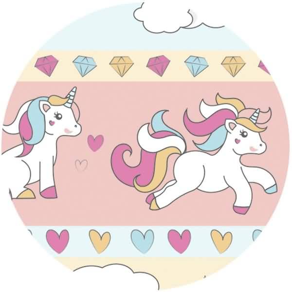 Fotokarton 'Einhorn'300g/qm 49,5X68cm Motiv 02