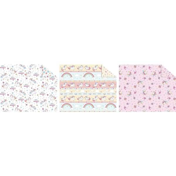 Fotokarton 'Einhorn'300g/qm 49,5X68cm VE=10 Bogen 3 Motive