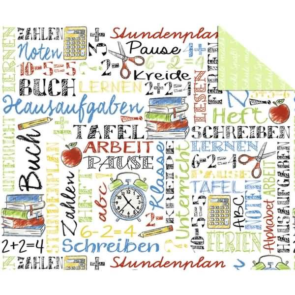 Fotokarton 'Schule mit Spaß' 300g/qm 49,5X68cm Motiv 03