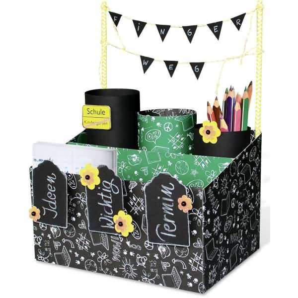 Fotokarton 'Back to School' 300g/qm A4 Motiv 01