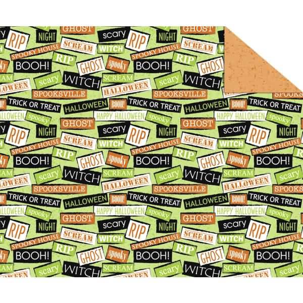 Fotokarton 'Happy Halloween' 49,5x68cm 300g/qm VE=10 Stück 3 Motive sortiert