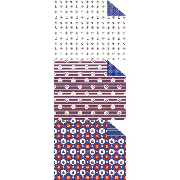 Fotokarton 'Nautik' 300g/qm 49,5X68cm VE=10 Bogen 3 Motiv