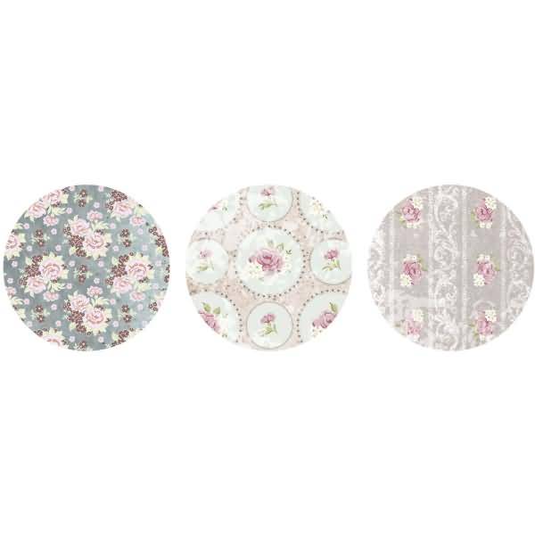 Fotokarton 'Shabby Rose' 300g/qm 49,5X68cm VE=10 Bogen 3 Motive