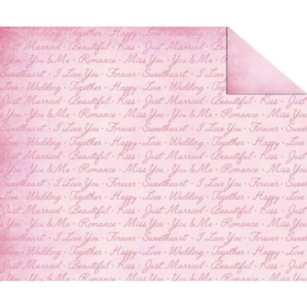 Fotokarton Hochzeit Rose 300g/qm 49,5x68cm Motiv 02