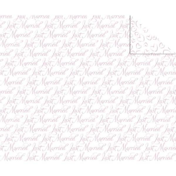 Fotokarton Hochzeit Rose 300g/qm 49,5x68cm Motiv 04