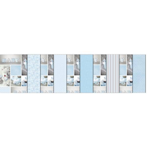 Fotokarton Anton blau 300g/qm 49,5x68cm VE=10 Bogen 6 Motive sortiert