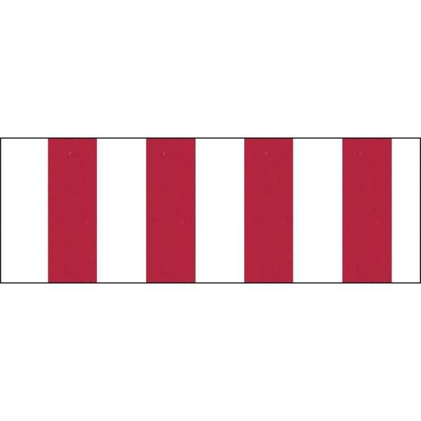 Fotokarton Streifen 300g/qm 49,5x68cm weiß/rot