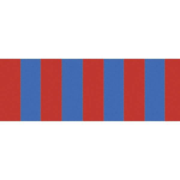 Fotokarton Streifen 300g/qm 49,5x68cm rot/blau