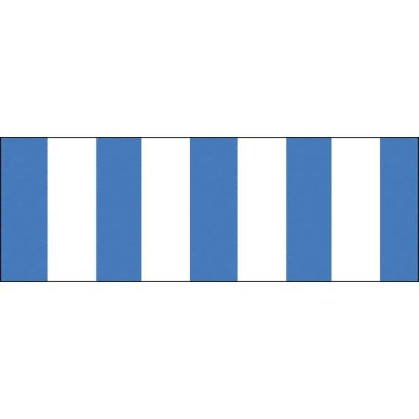 Fotokarton Streifen 300g/qm 49,5x68cm blau/weiß