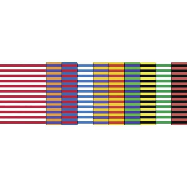 Fotokarton Streifen 300g/qm 49,5x68cm VE=10 Bogen 10 Farben sortiert
