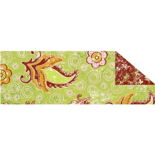 Fotokarton Paradiso grün 300g/qm 49,5x68cm VE=10 Bogen 5 Motive sortiert