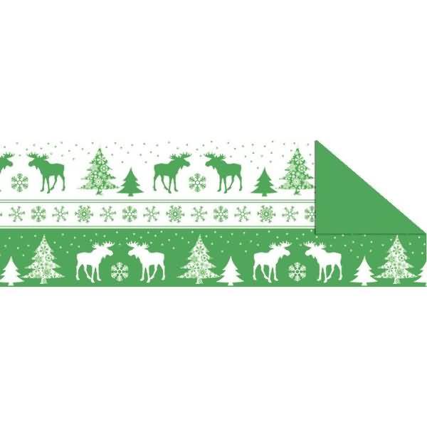 Fotokarton Jule grün 300g/qm 49,5x68cm Motiv 01