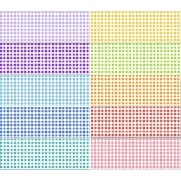 Fotokarton Karo 'Mini' 300g/qm 49,5x68cm VE=10 Bogen 10 Farben sortiert