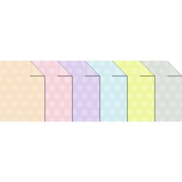 Fotokarton Dots & Stripes 300g/qm 49,5x68cm VE=10 Bogen farbig sortiert