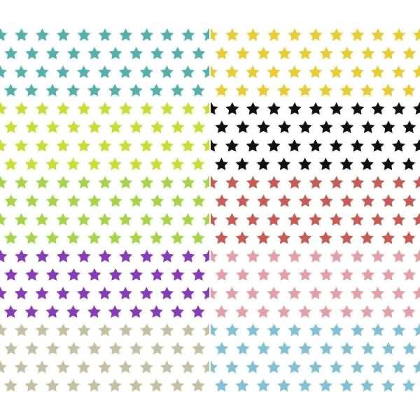 Fotokarton Sterne Mini 300g/qm 49,5x68cm VE=10 Bogen sortiert