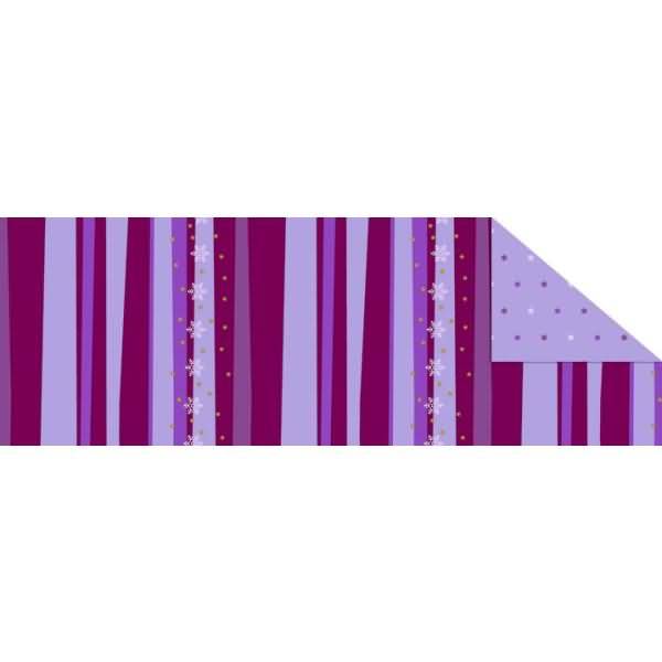 Fotokarton Winterzauber flieder/brombeer 300g/qm 49,5x68cm