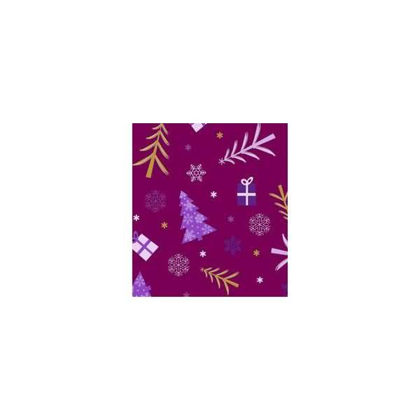 Fotokarton Winterzauber flieder/brombeer 300g/qm A4 Motiv 5