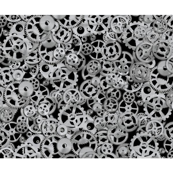 Motiv-Fotokarton 300g/qm 49,5x68cm Zahnräder