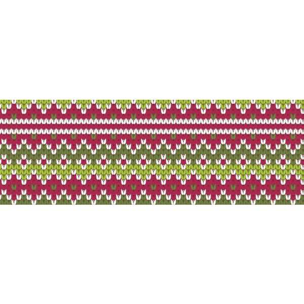 Motiv-Fotokarton 300g/qm 49,5x68cm Strickmuster rot/grün