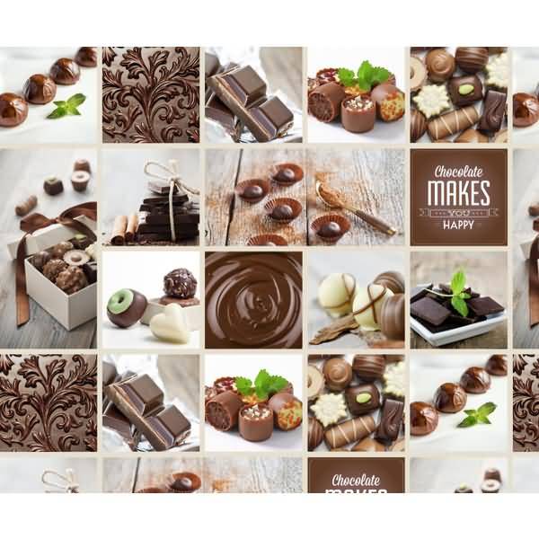 Motiv-Fotokarton 300g/qm 49,5x68cm Pralinen