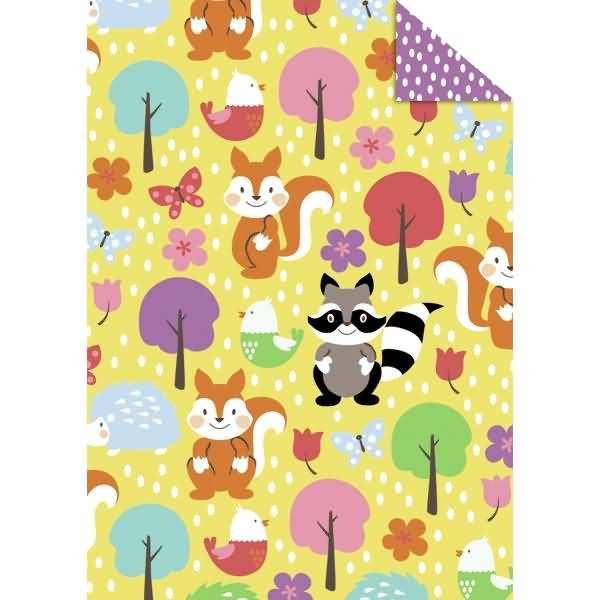 Fotokarton Waldtiere 300g/qm A4 Motiv 02