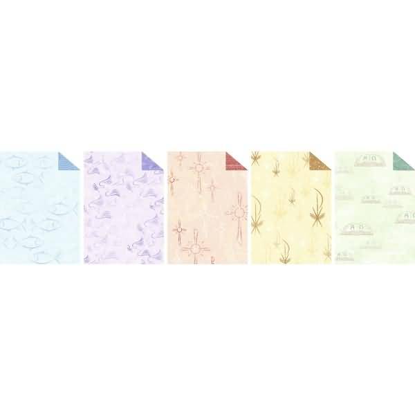 Fotokarton Christliche Symbole 300g/qm 49,5x68cm VE=10 Bogen 5 Motive sortiert