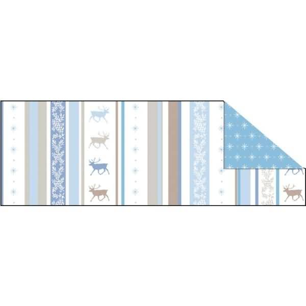 Fotokarton Classic Christmas blau/braun 300g/qm A4 Motiv 04