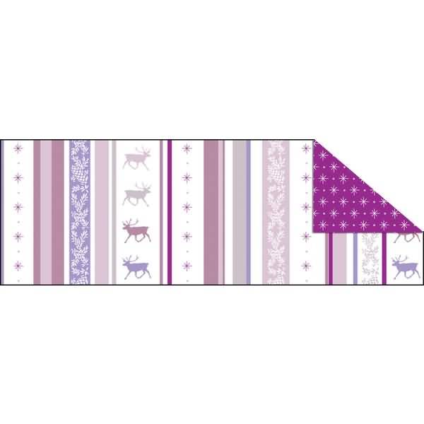 Fotokarton Classic Christmas flieder/brombeer 300g/qm 49,5x68cm M4