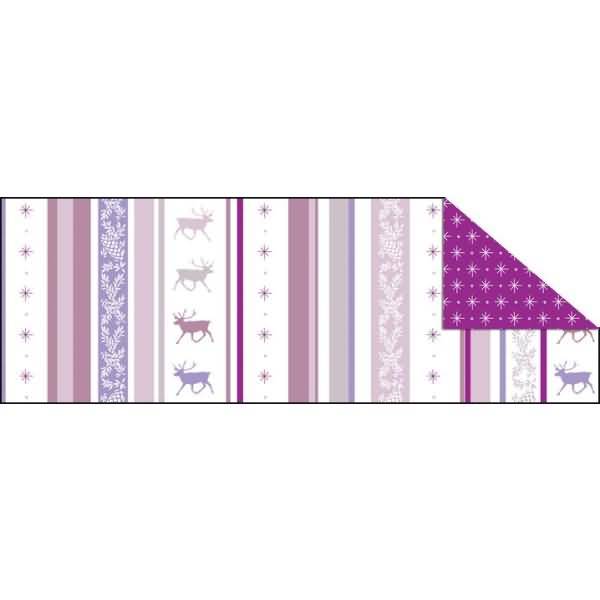 Fotokarton Classic Christmas flieder/brombeer 300g/qm A4 Motiv 04