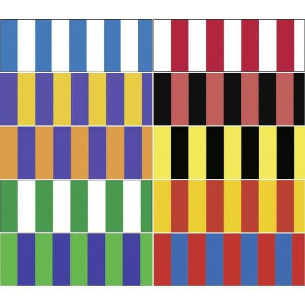 Tonpapier Streifen 130g/qm 23x33cm VE=10 Bogen 10 Farben sortiert